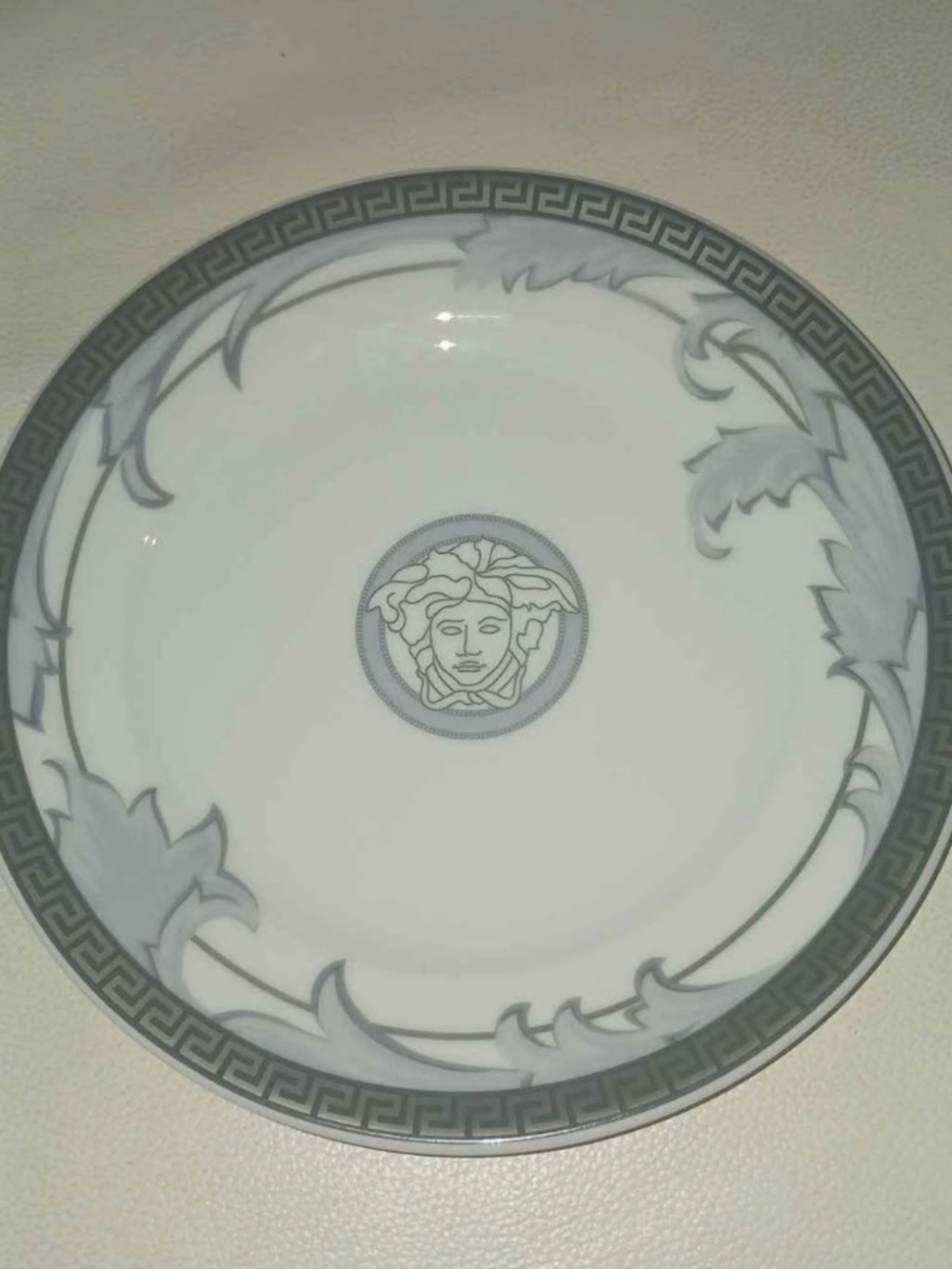 Versace Rosenthal Arabesque Ice plate new